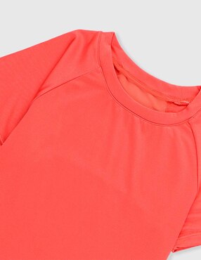 Playera deportiva para entrenamiento x10 para niña