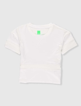 Playera deportiva para entrenamiento X10 de niña