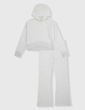 Conjunto deportivo regular X10 con jareta para niña