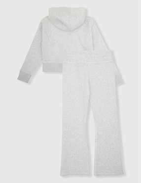 Conjunto deportivo regular X10 con jareta para niña
