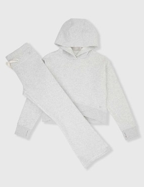 Conjunto deportivo regular X10 con jareta para niña