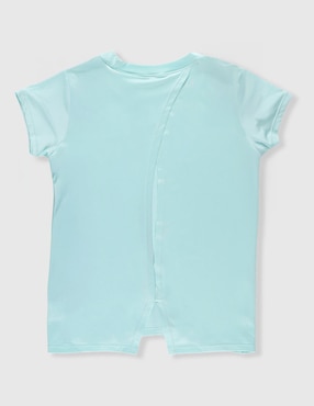 Playera deportiva para entrenamiento X10 de niña