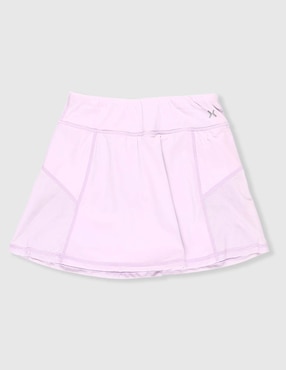 Falda short deportiva X10 para tennis niña