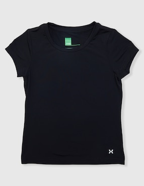 Playera deportiva para entrenamiento X10 de niña