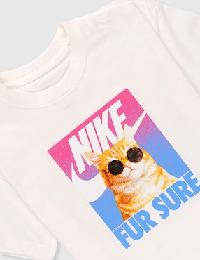 Playera deportiva casual Nike de niña