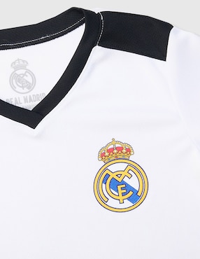 Playera deportiva para fútbol Equipos Internacionales Real Madrid Club de Fútbol de niña