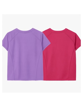 Set de playera deportiva casual X10 de niña