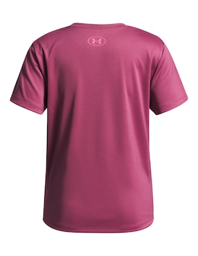 Playera deportiva para entrenamiento Under Armour UA Tech Varsity Graphic de niña
