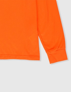 Playera deportiva outdoor Patagonia Long-Sleeved P-6 Logo de niña