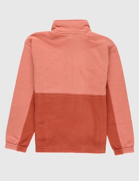 Sudadera outdoor Patagonia Microdini 1/2-Zip Fleece Pullover con bolsa para niña
