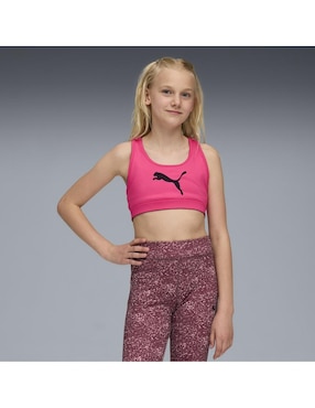 Top deportivo Puma Tad Ess Bra G para entrenamiento niña