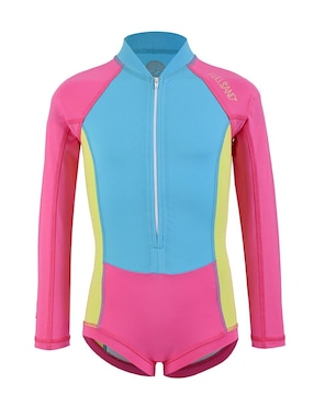 Wetsuit Fullsand estampado liso para niña