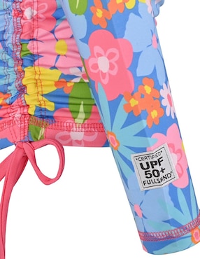 Wetshirt Fullsand floral para niña
