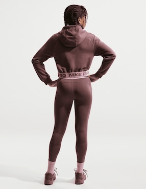 Sudadera Nike Pro Fleece con capucha y bolsa para niña