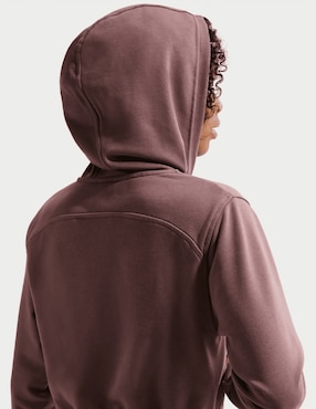 Sudadera Nike Pro Fleece con capucha y bolsa para niña
