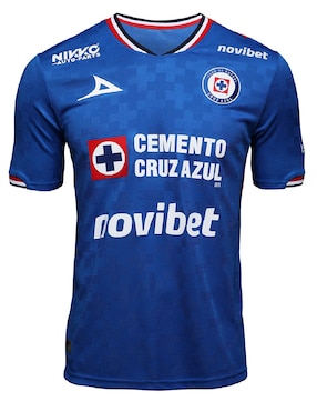 Jersey de Club de Fútbol Cruz Azul local manga corta Pirma unisex