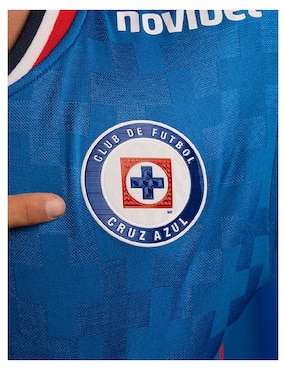 Jersey de Club de Fútbol Cruz Azul local manga corta Pirma unisex