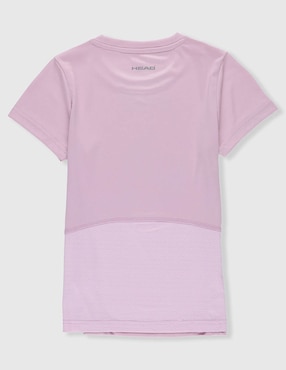 Playera deportiva para entrenamiento Head para niña