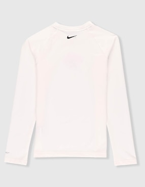 Wetshirt Nike estampado con logo para niña
