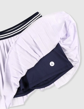 Falda short deportiva Pink Fit para entrenamiento niña