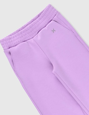 Conjunto deportivo regular X10 con elástico para niña