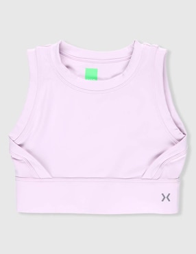 Top deportivo X10 para entrenamiento para niña