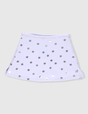 Falda short deportiva X10 para niña