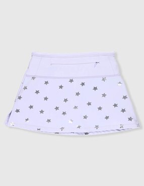 Falda short deportiva X10 para niña