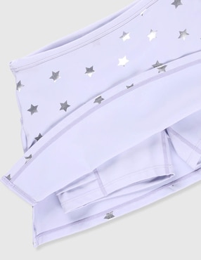 Falda short deportiva X10 para niña