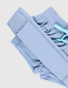 Falda short deportiva X10 para senderismo niña