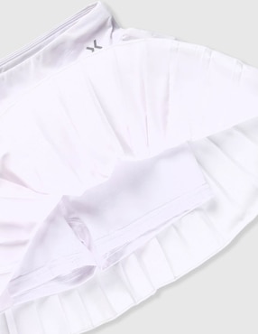 Falda short deportiva X10 para entrenamiento niña