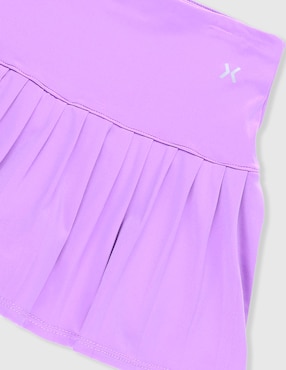 Falda short deportiva X10 para entrenamiento infantil