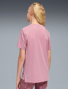 Playera deportiva para entrenamiento Puma TAD ESS Puma Logo Graphic Tee G de niña