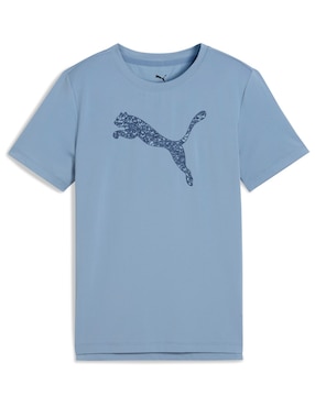 Playera deportiva para entrenamiento Puma TAD ESS Puma Logo Graphic Tee G de niña