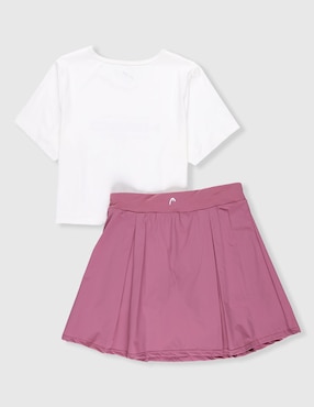 Conjunto deportivo regular Head con elástico para niña