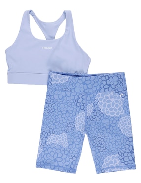 Conjunto deportivo regular Head con elástico para niña