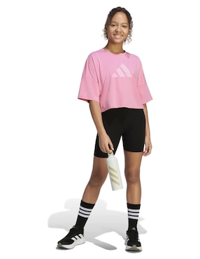 Playera deportiva casual Adidas All Sports para niña