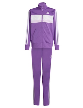 Conjunto deportivo Adidas con cierre para niña