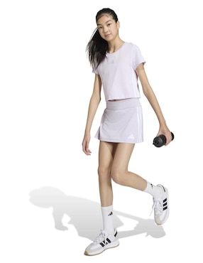 Falda short deportiva Adidas casual niña