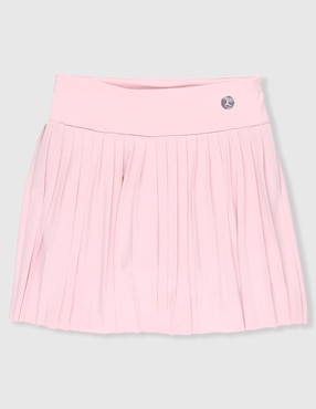Falda short deportiva Pink Fit para entrenamiento niña