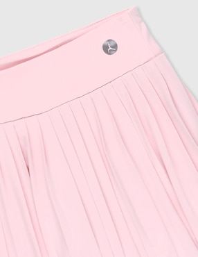 Falda short deportiva Pink Fit para entrenamiento niña