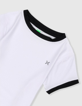 Playera deportiva para entrenamiento X10 de niña