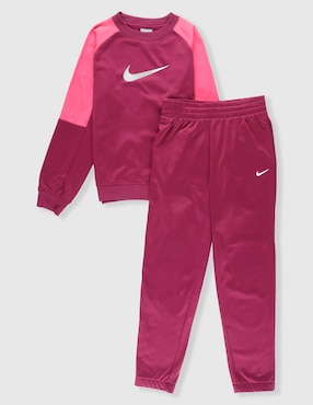 Conjunto deportivo slim Nike con elástico para niña