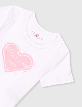 Playera deportiva para entrenamiento Jordan de niña