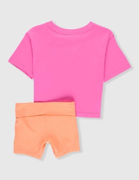 Conjunto deportivo regular Nike con elástico para niña
