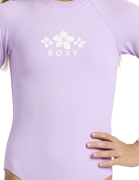 Traje de baño completo deportivo Roxy para niña