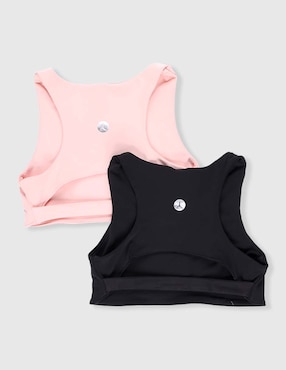 Set top deportivo Pink Fit para entrenamiento niña
