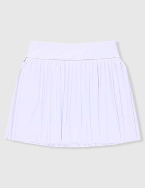 Falda short deportiva X10 para entrenamiento niña