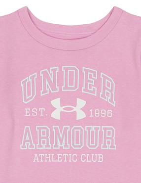 Conjunto deportivo regular Under Armour con elástico para niña