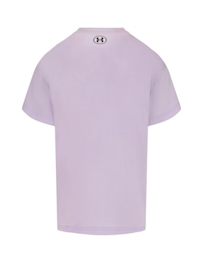 Playera deportiva para entrenamiento under armour de niña